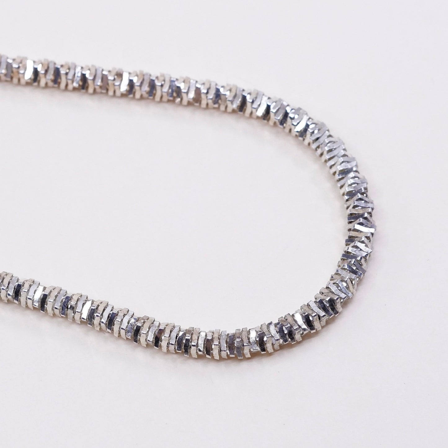 30”, 5mm, VTG Italy Milor sterling silver Italy 925 Nugget bold chain, necklace