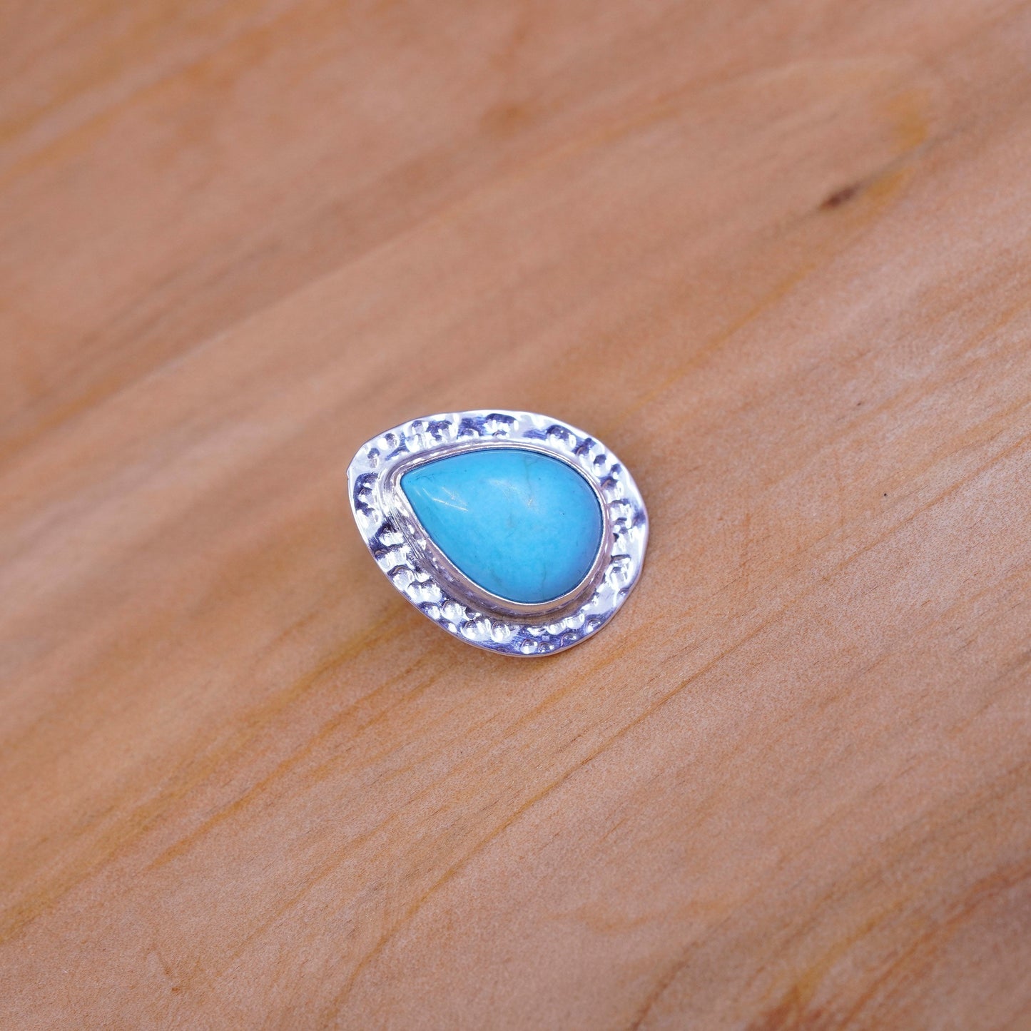 Sterling silver handmade earrings, southwestern 950 with turquoise studs