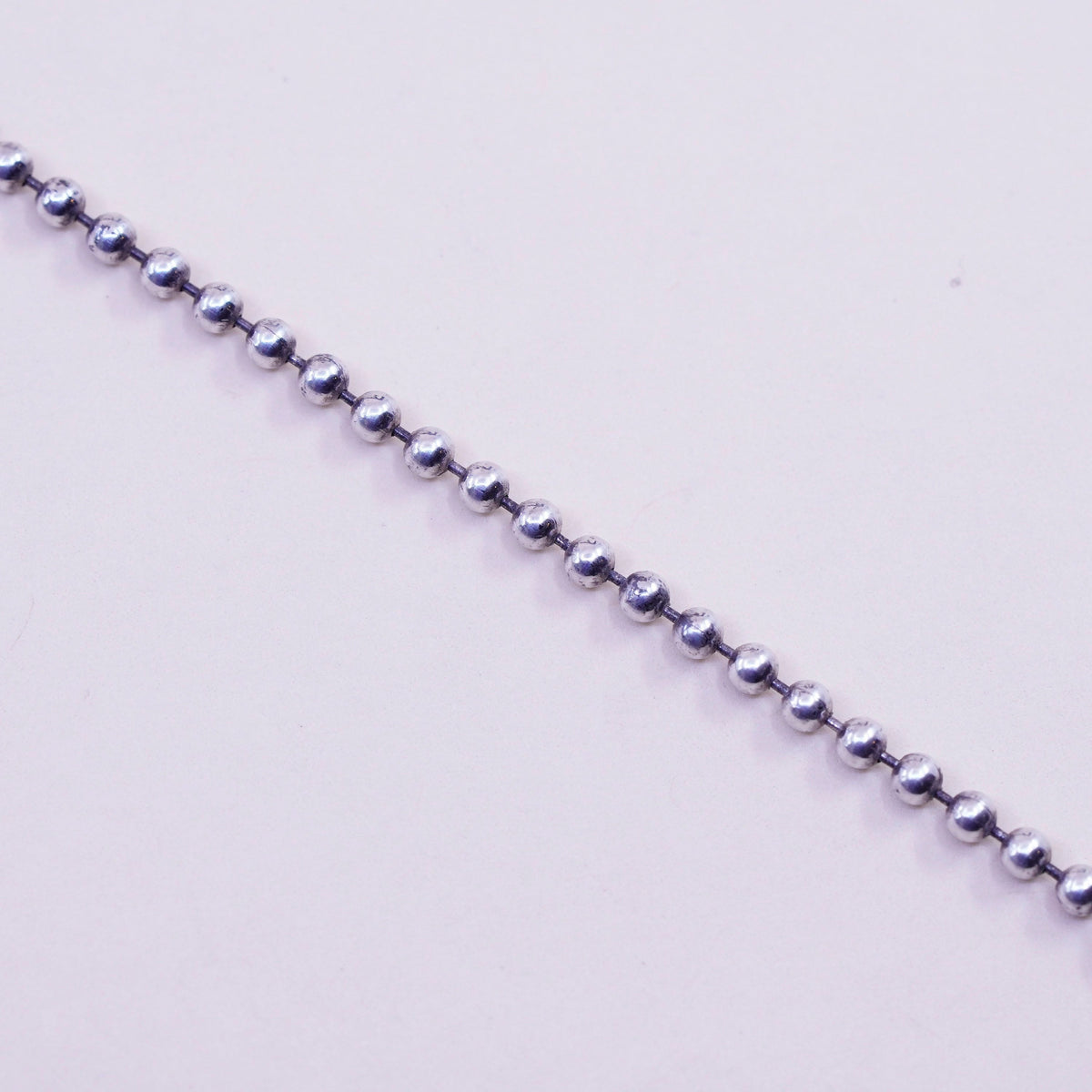 7.25,, Vintage mexico sterling silver 925 beads bracelet, handmade jewelry