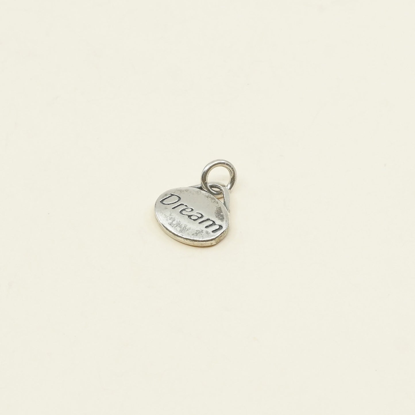 VTG SLC sterling silver handmade pendant,925 tag charm with "dream" engraved
