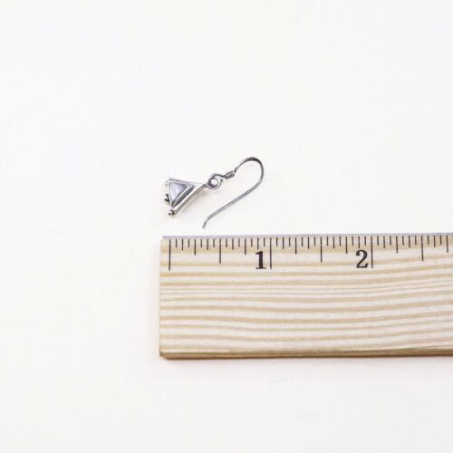 Amazing Southwestern handmade Sterling Silver earrings, 925 White Mop Dangles