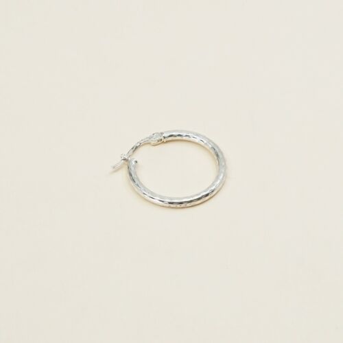 0.75” sterling silver 925 Huggie earrings Hoops, stamped 925