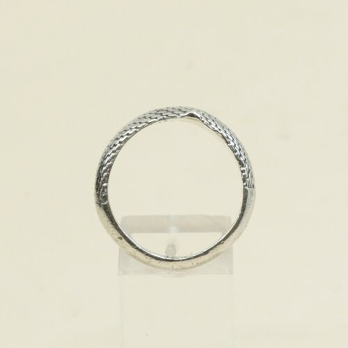 Size 11, hopi Sterling Silver Handmade Ring 925 Band Embossed