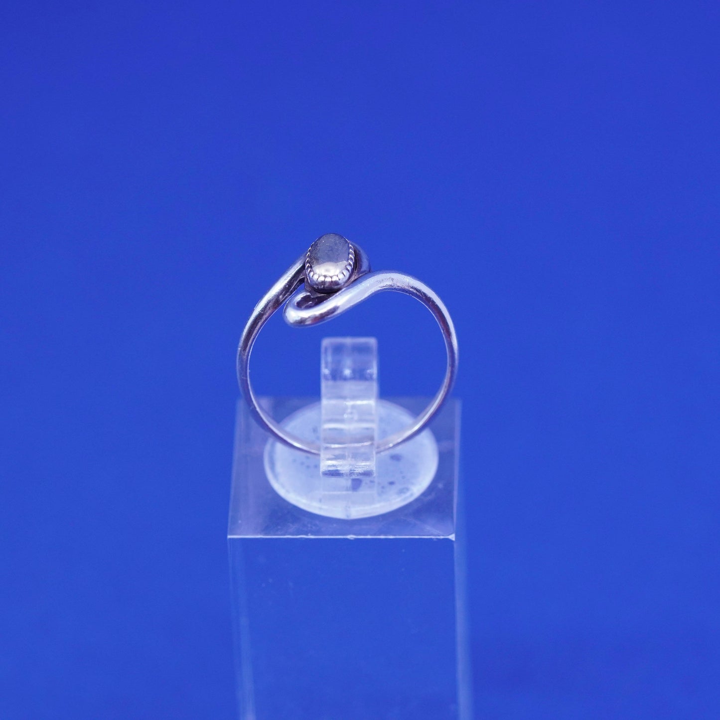 Size 7, Wheeler Jewelry Co Sterling 925 silver ring 14K accent, Native American