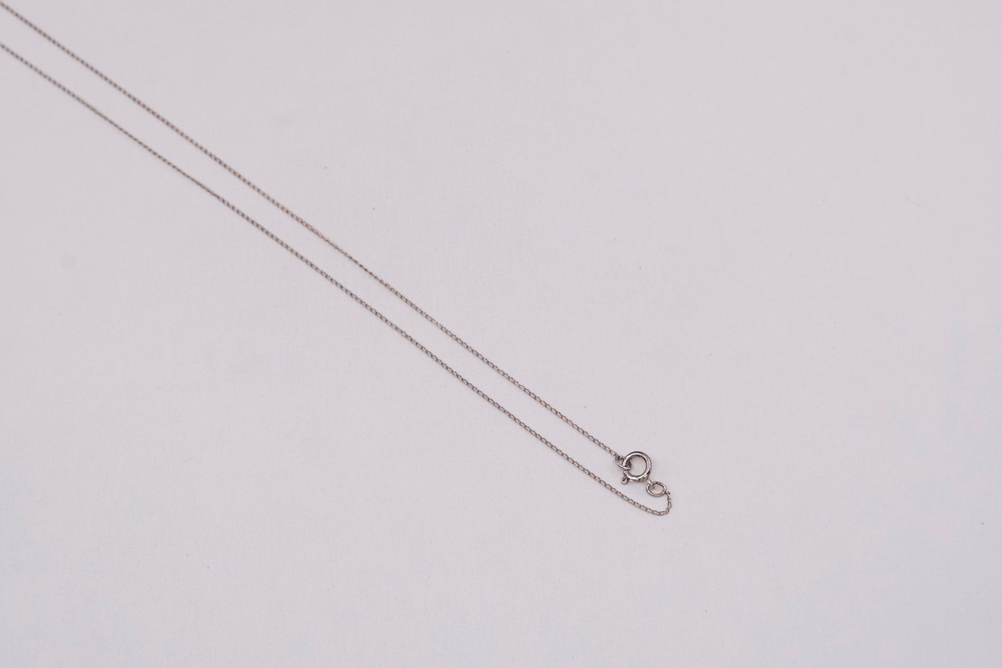 20”, 1mm, vermeil Gold over sterling silver curb chain, Italy 925 necklace