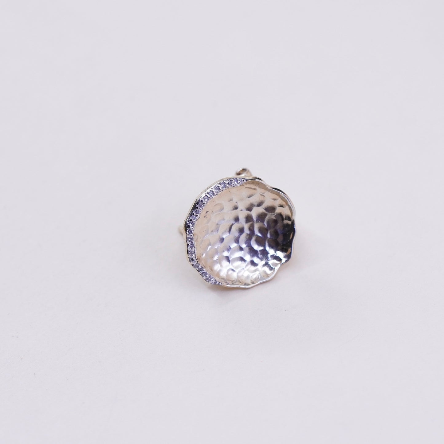 Gurhan vermeil 24K gold over Sterling silver earrings, 925 round studs diamonds