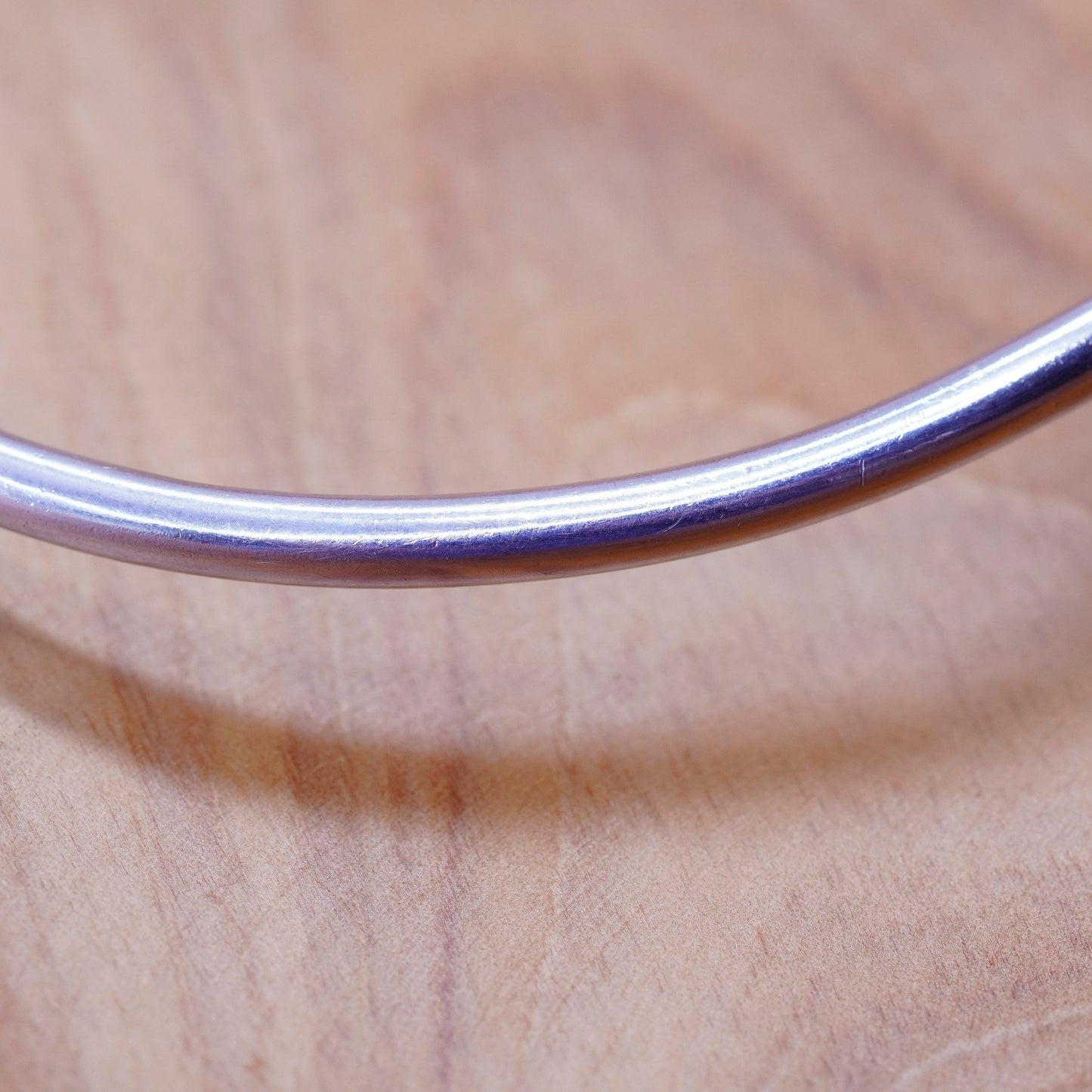 8.25”, Vintage mexico Sterling silver handmade bracelet, Bali 925 bangle