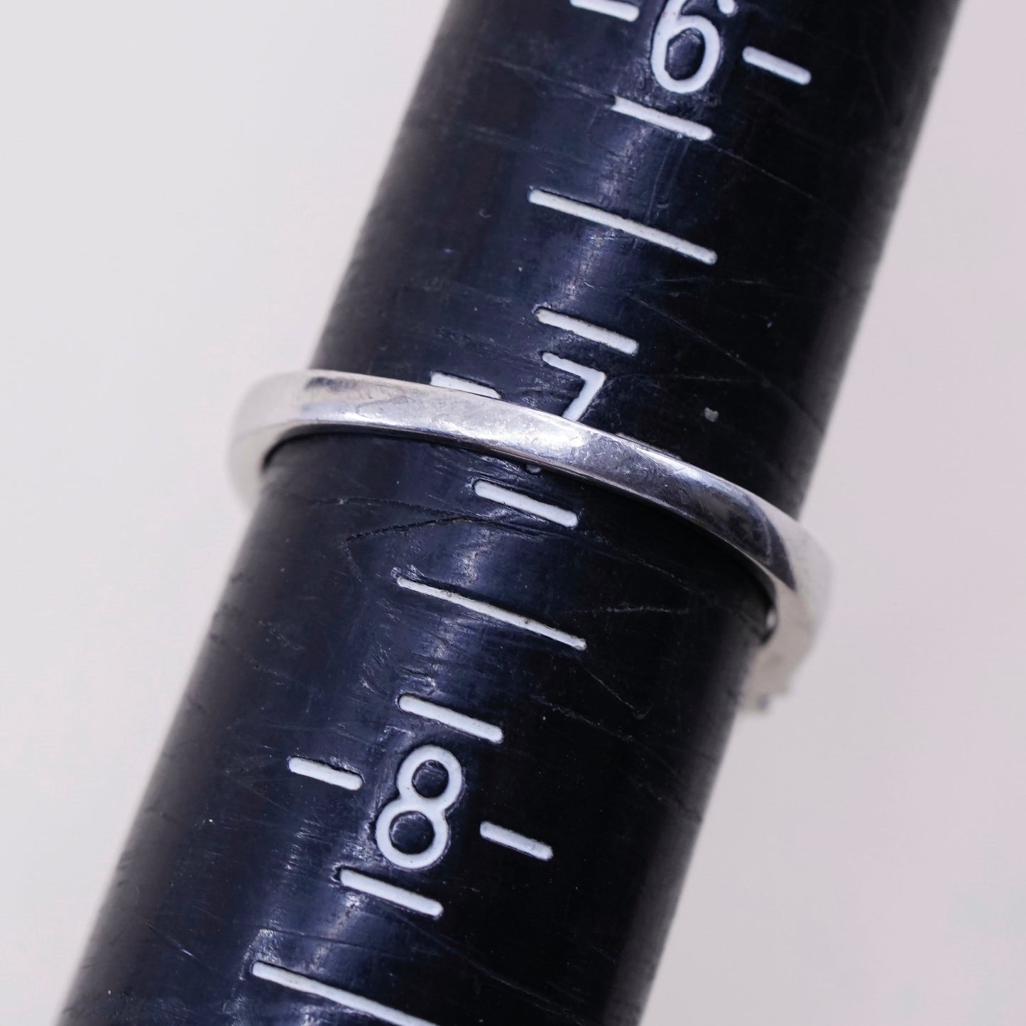 Size 7, vintage PGDA Sterling 925 silver with cz engagement ring