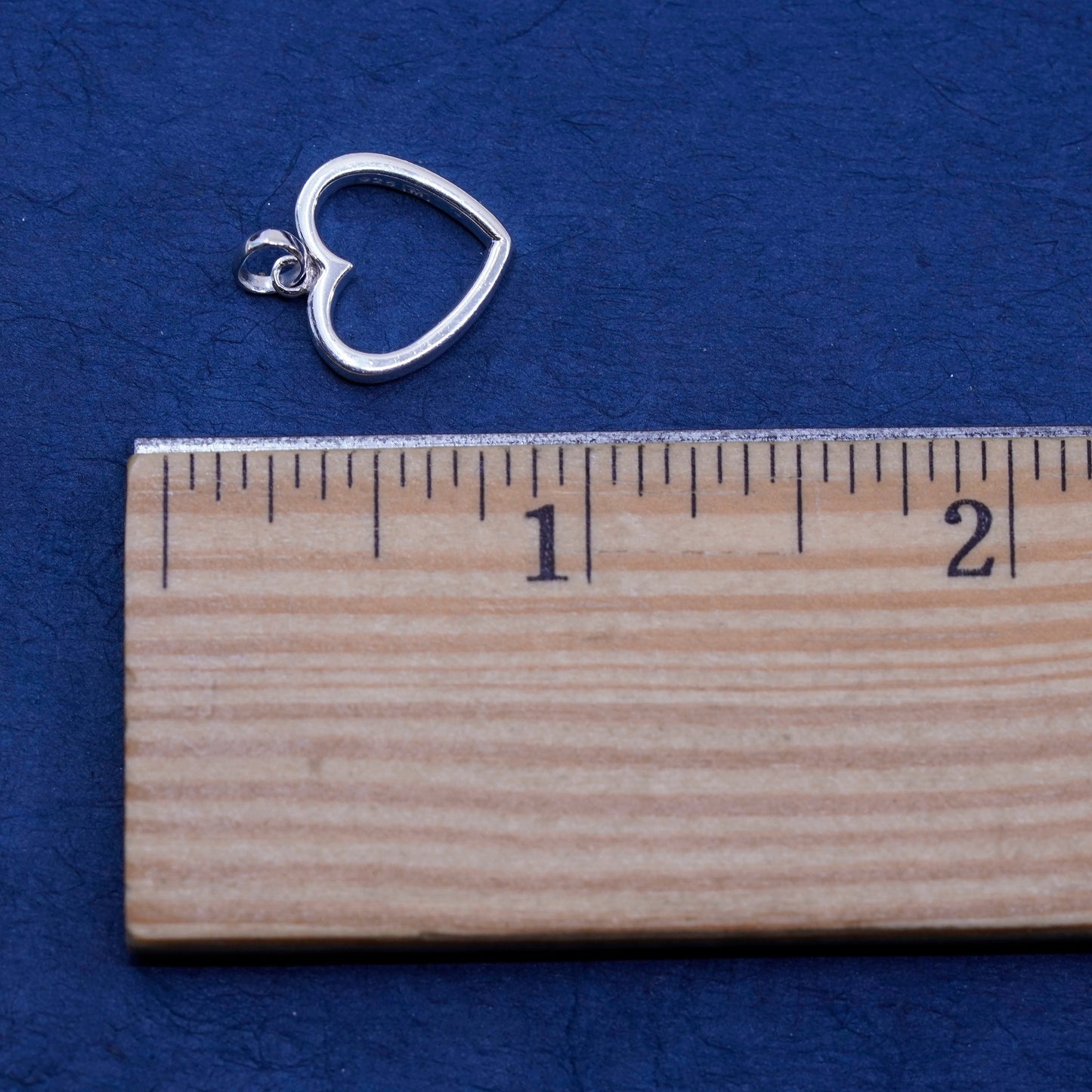 Vintage sterling silver handmade pendant, 925 charm