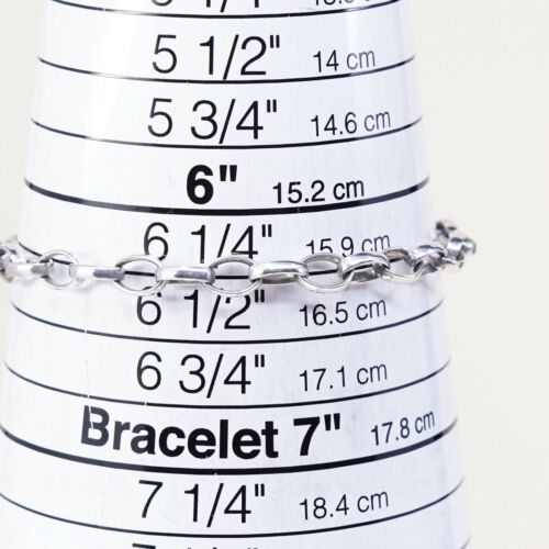 6.25” Vintage Thomas Sabo Sterling Silver Bracelet, 925 Circle charm