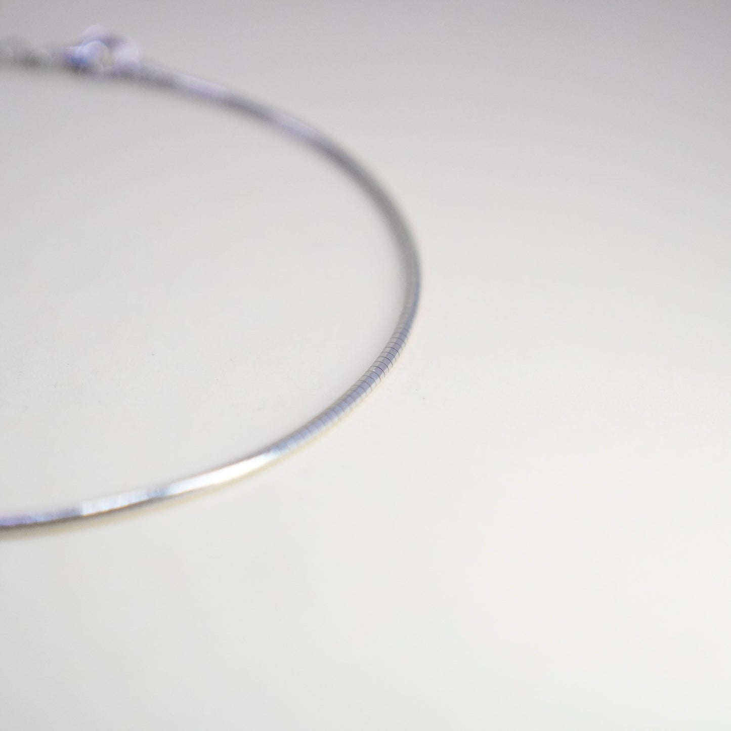 18”, 2mm, Vintage sterling silver snake chain, Italy 925 chain