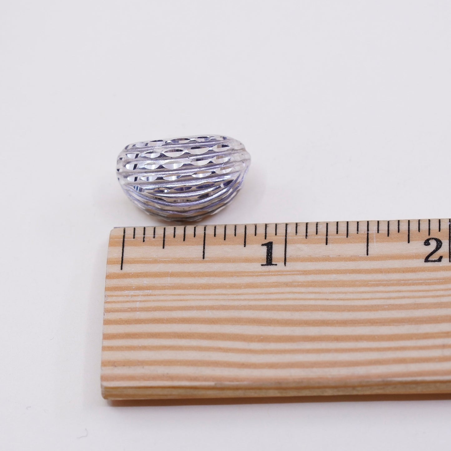 Vintage sterling silver wide hoops, modern 925 huggie earrings