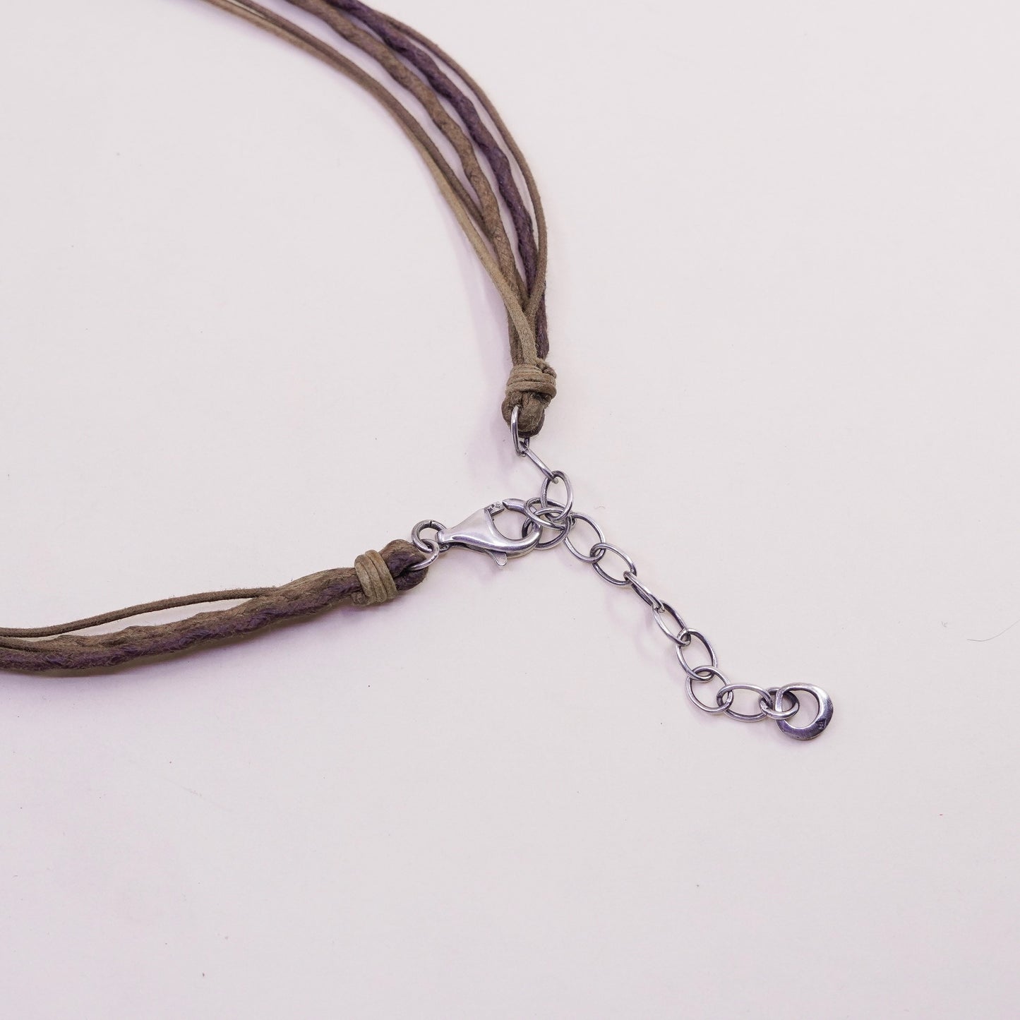 18+2”, silpada N1804 multi strands linen necklace Sterling 925 Silver turquoise