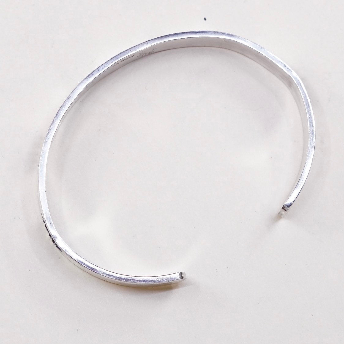 6.5", VTG Native American hopi handmade sterling 925 silver Bracelet