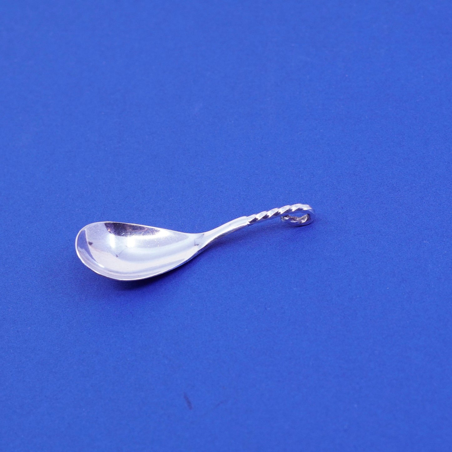 Vintage sterling silver handmade pendant, 925 spoon