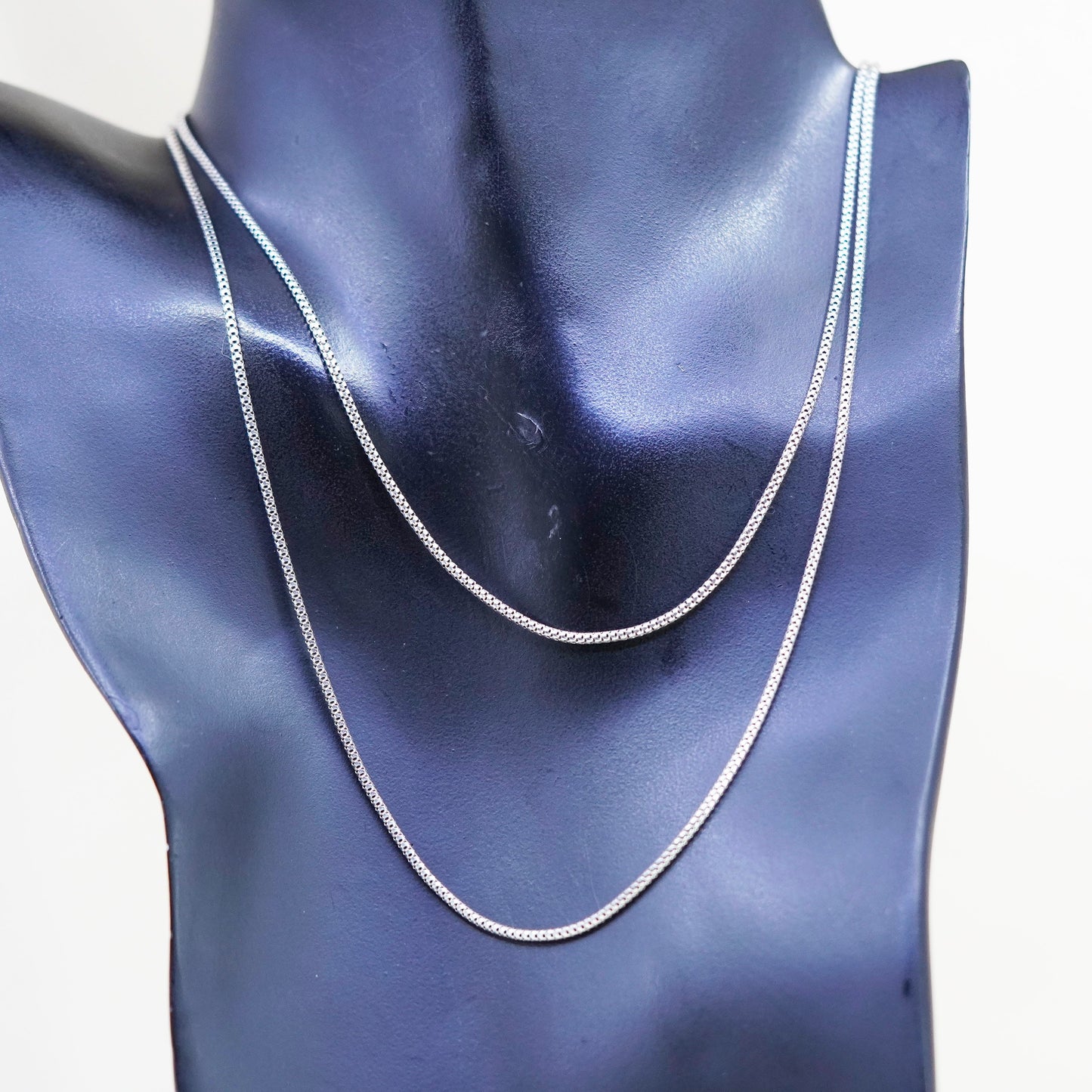 32”, 2mm, Vintage sterling silver Italy 925 snake chain, necklace