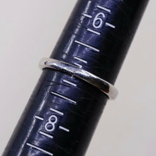 Sz 7, Vtg Silver Tone Dolphin Ring With Colorful Glass Bead