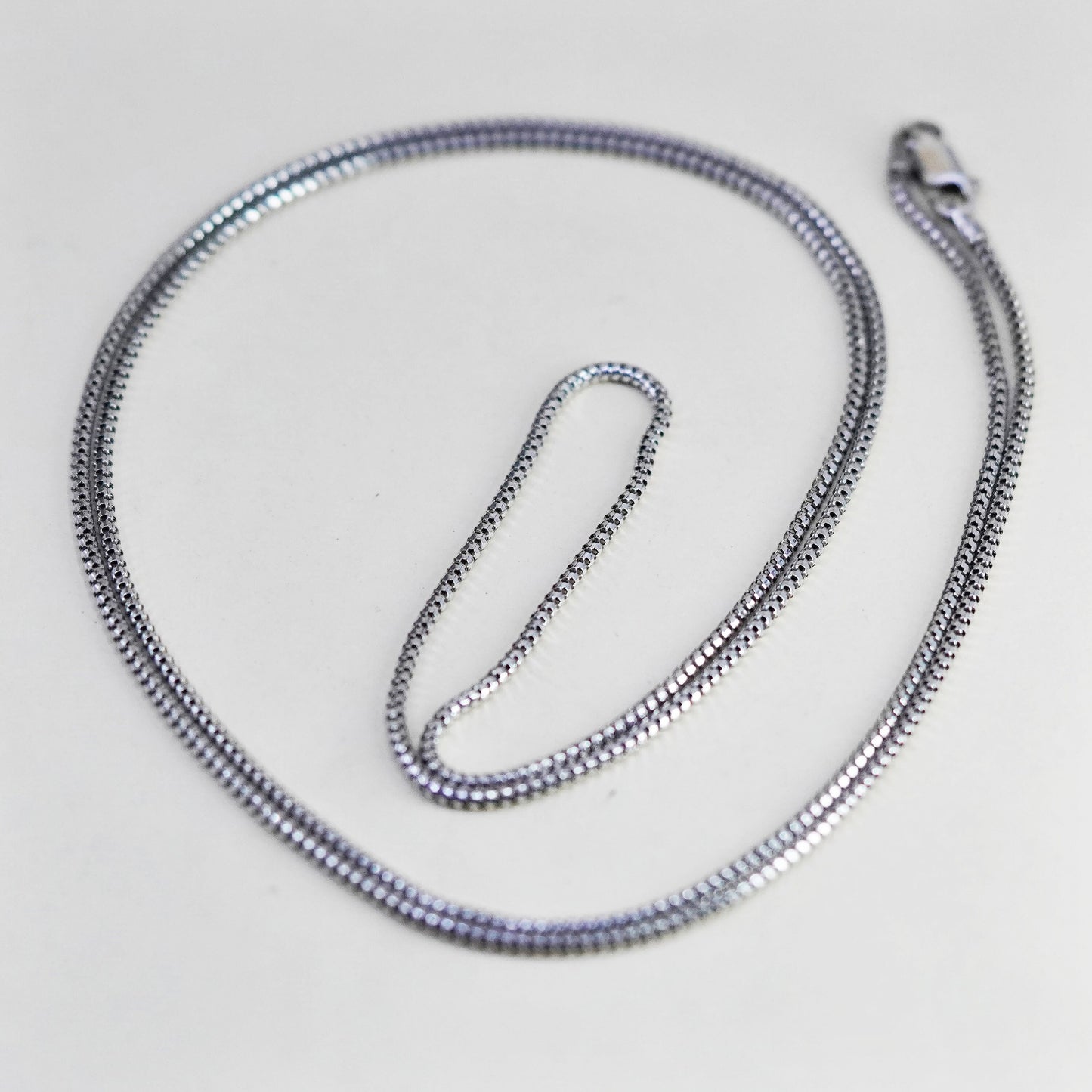 32”, 2mm, Vintage sterling silver Italy 925 snake chain, necklace