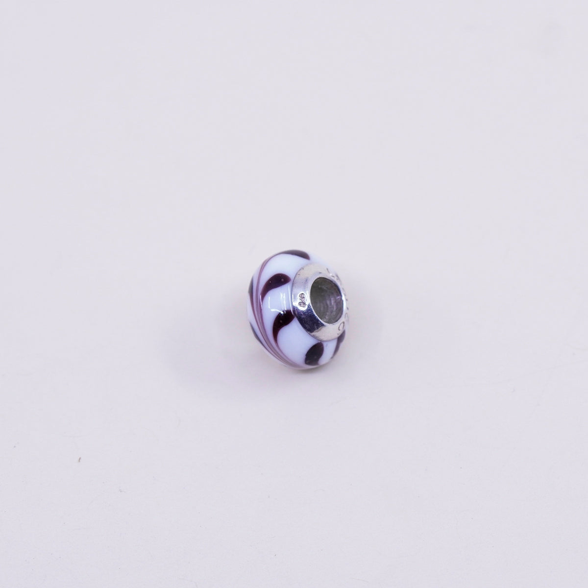Vintage Cherie Sterling 925 silver handmade Murano glass bead charm