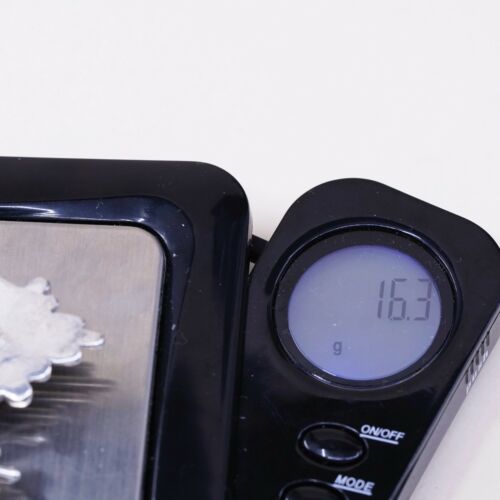 Navajo Jacob Kahe handmade Sterling 925 Silver Ribbed earrings W/ Turquoise