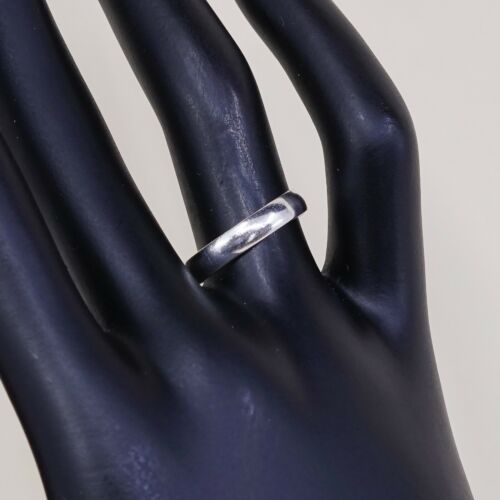 Sz 7, Vtg Wheeler Sterling Silver Handmade Wedding Ring, Navajo 925 Silver Band