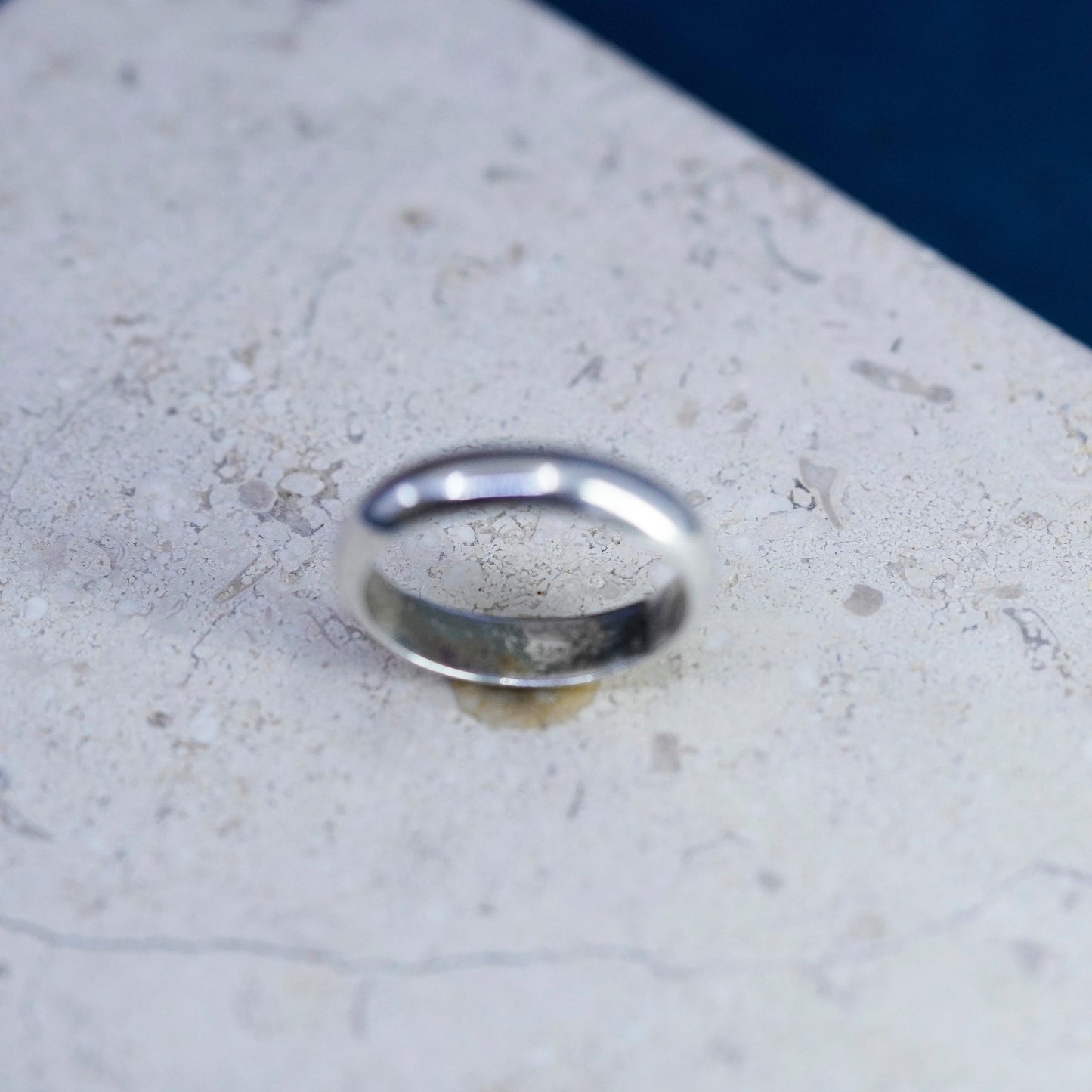 Size 10.25, vintage Sterling silver handmade ring, mexico 925 wedding band