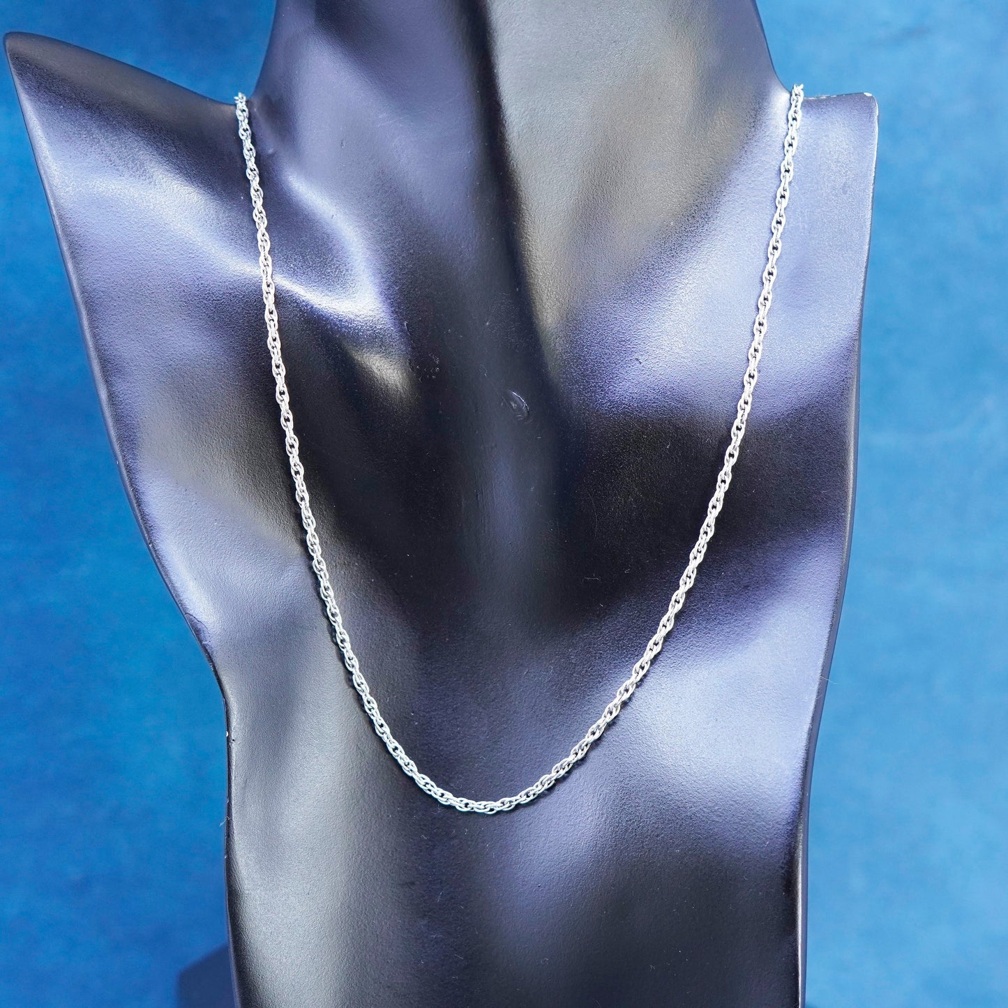 20”, James Avery Sterling silver handmade necklace, 925 Singapore rope chain