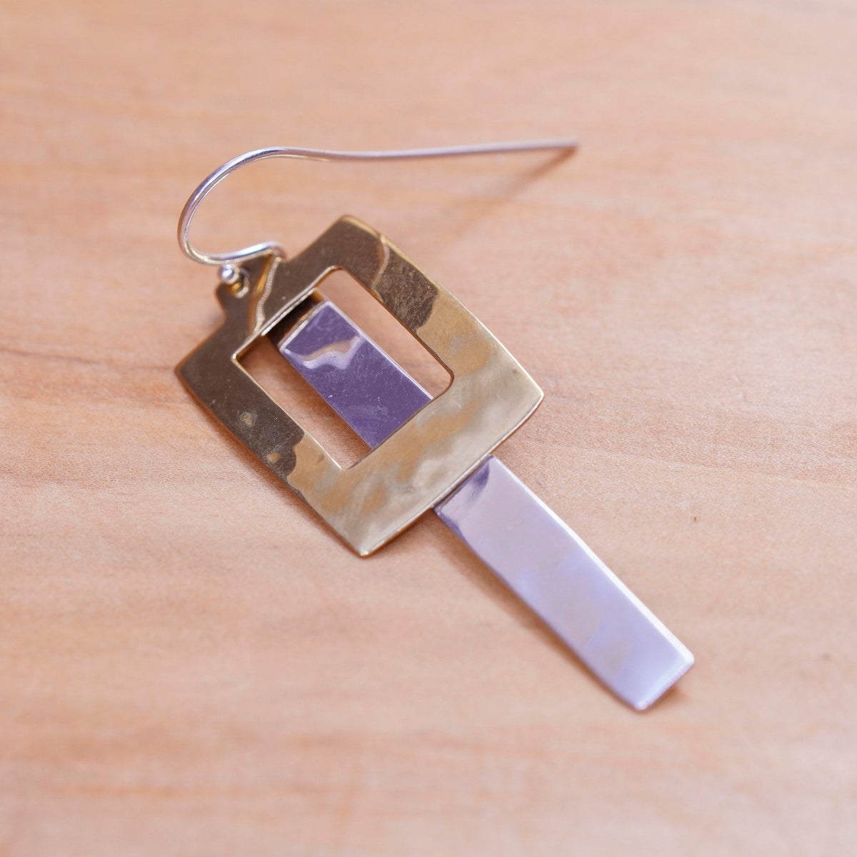 Robert Lee Morris Studio Sterling silver earrings, 925 rectangular drops