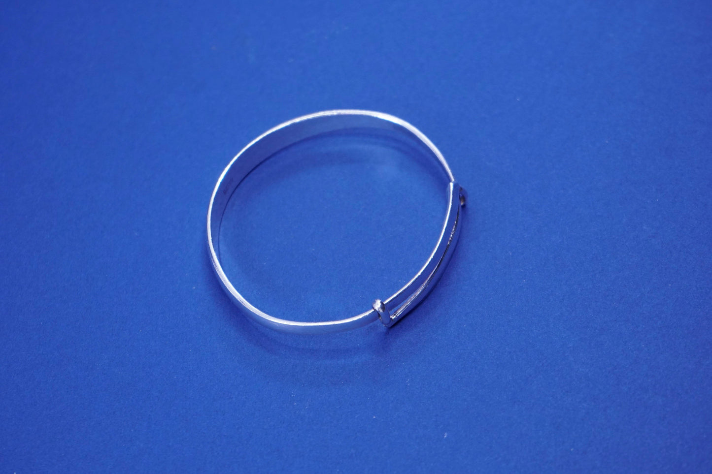 7”, antique Japan Seimon Sterling 999 Silver Adjustable Bracelet Japanese