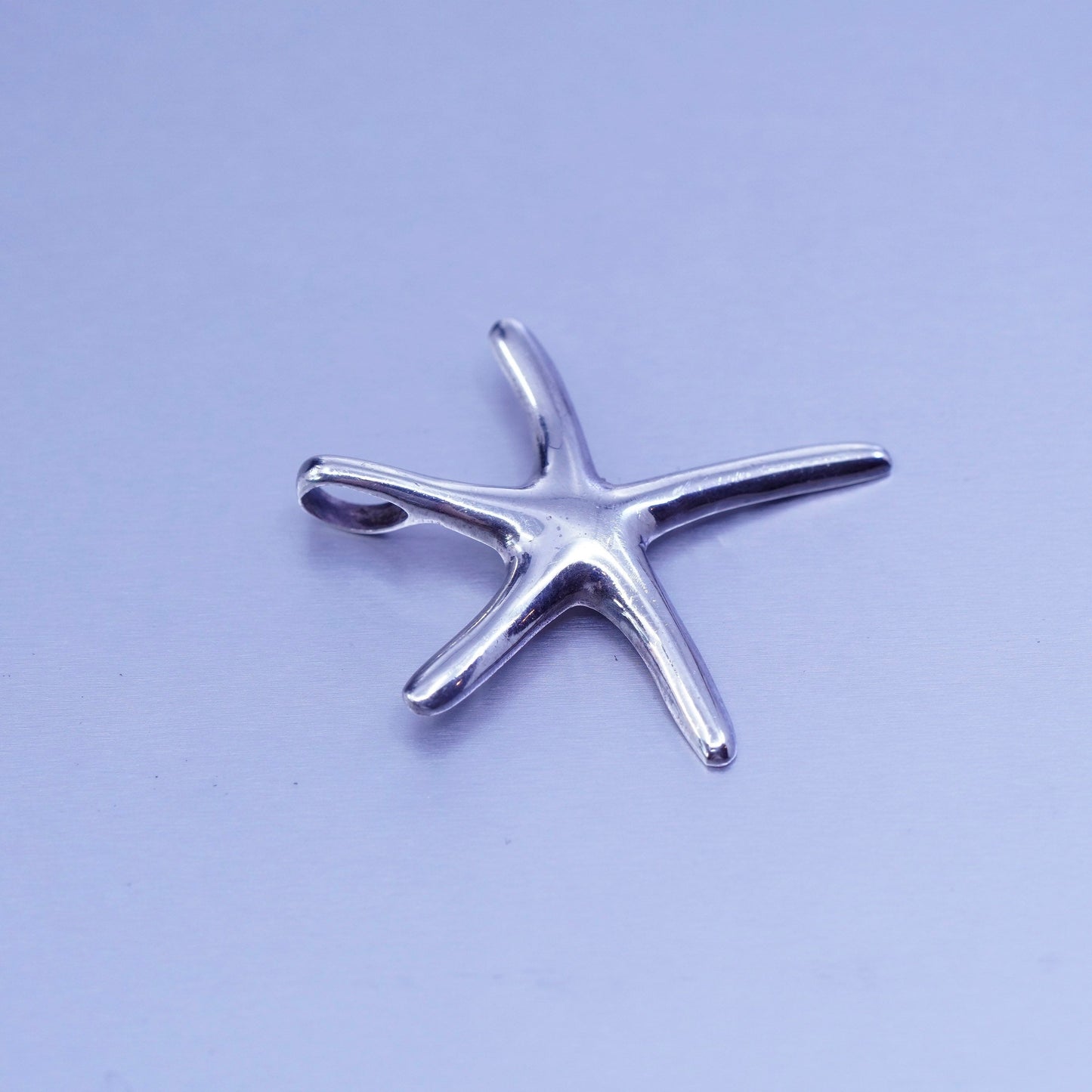 Antique Sterling silver handmade simple 925 starfish star
