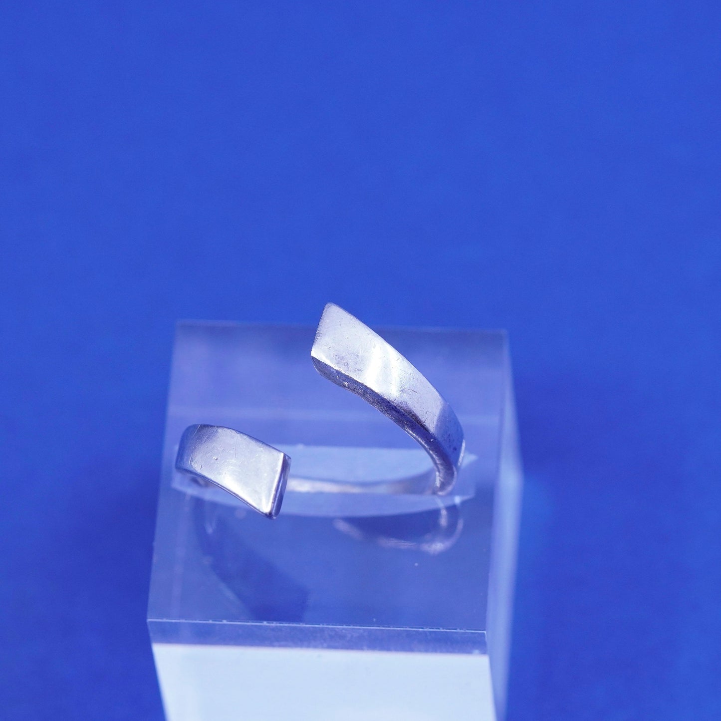 Size 10.25, Sterling silver handmade wrapped band, modern 925 statement ring