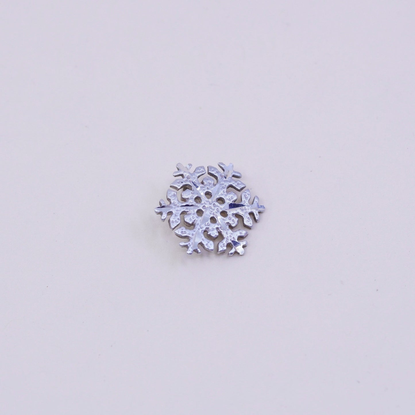 Vintage Shube Sterling 925 silver pendant snowflake