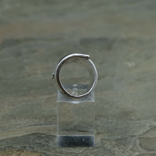 Sz 6, Vtg Handmade Sterling Silver Spoon Ring, Band