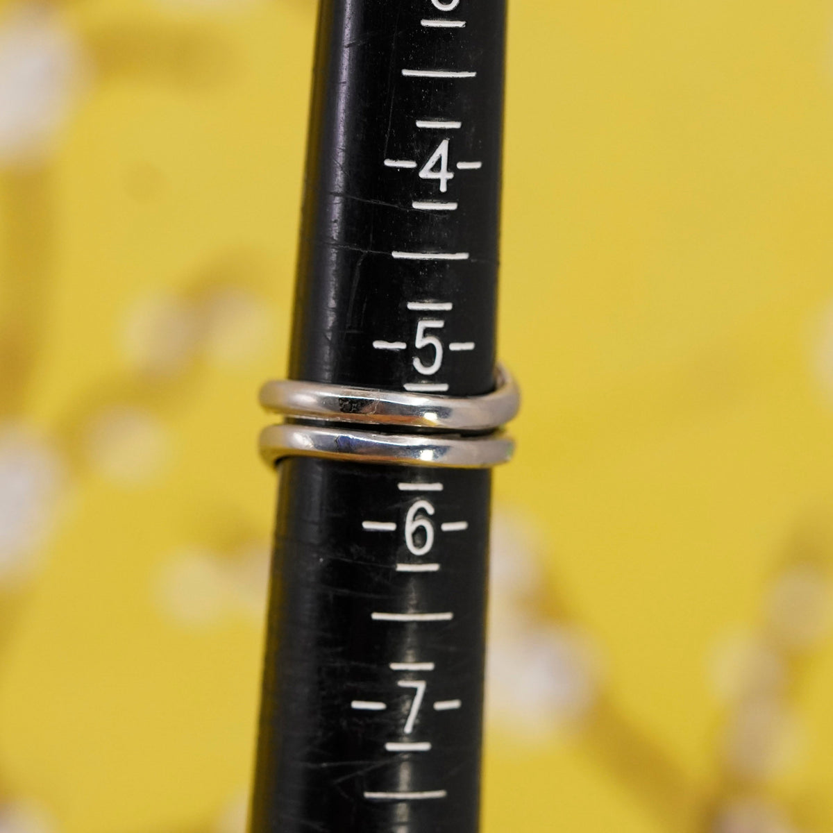Size 5.5, vintage Sterling silver handmade ring, 925 wrap band