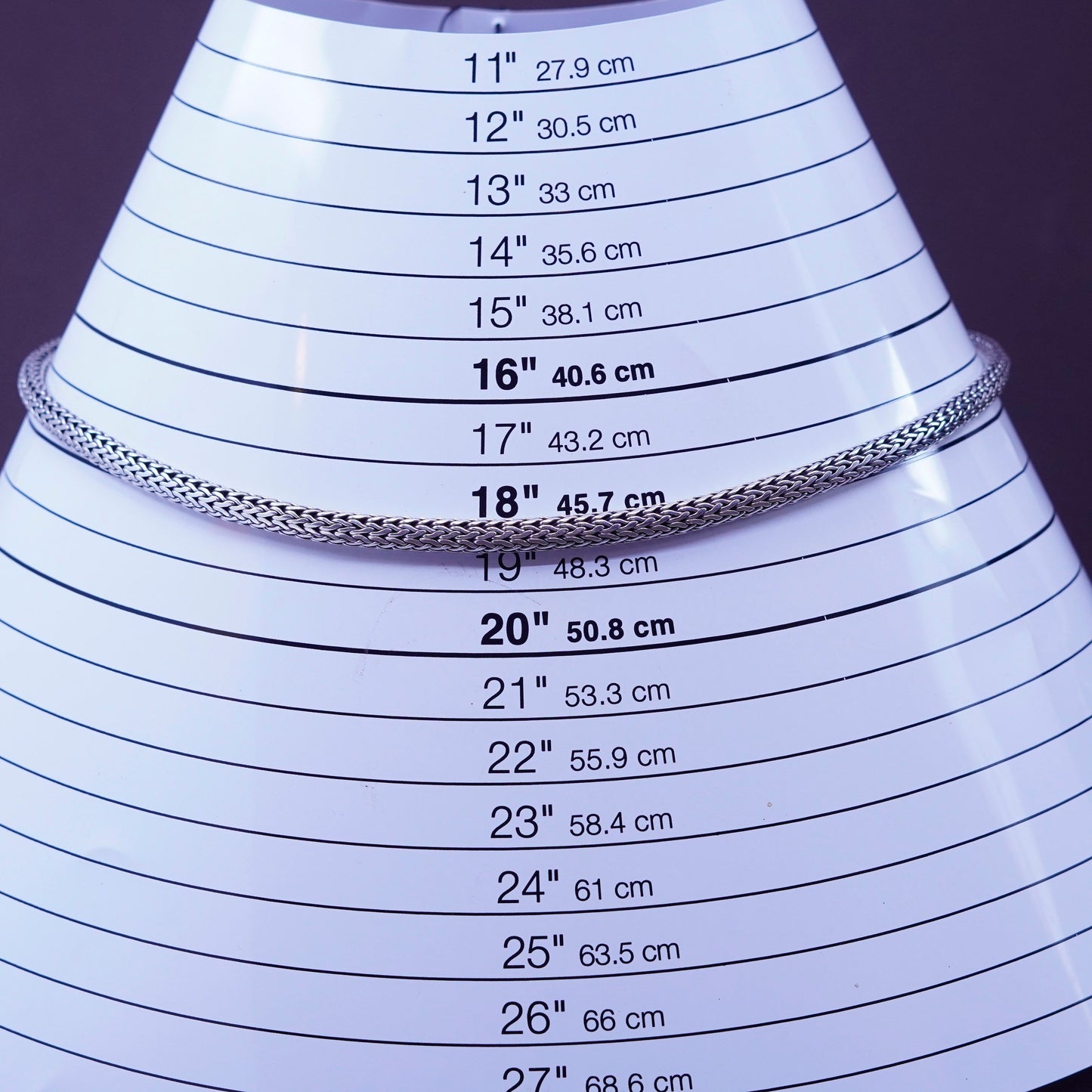 18”, vintage italy Sterling silver Birdcage wheat chain, 925 men’s necklace