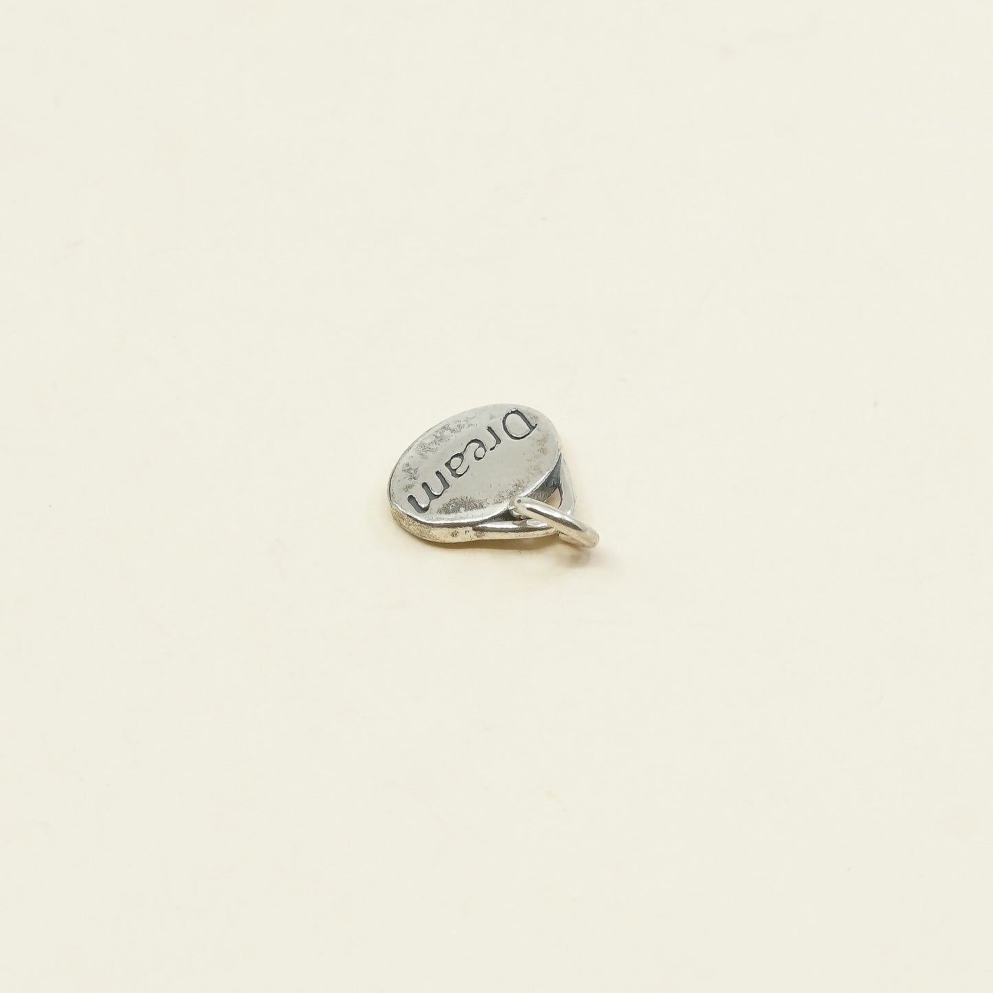 VTG SLC sterling silver handmade pendant,925 tag charm with "dream" engraved