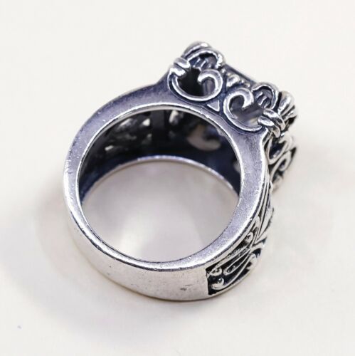 Sz 5 Rare Retired Silpada Silpada Uptown Sterling 925 Silver Handmade Ring R0981