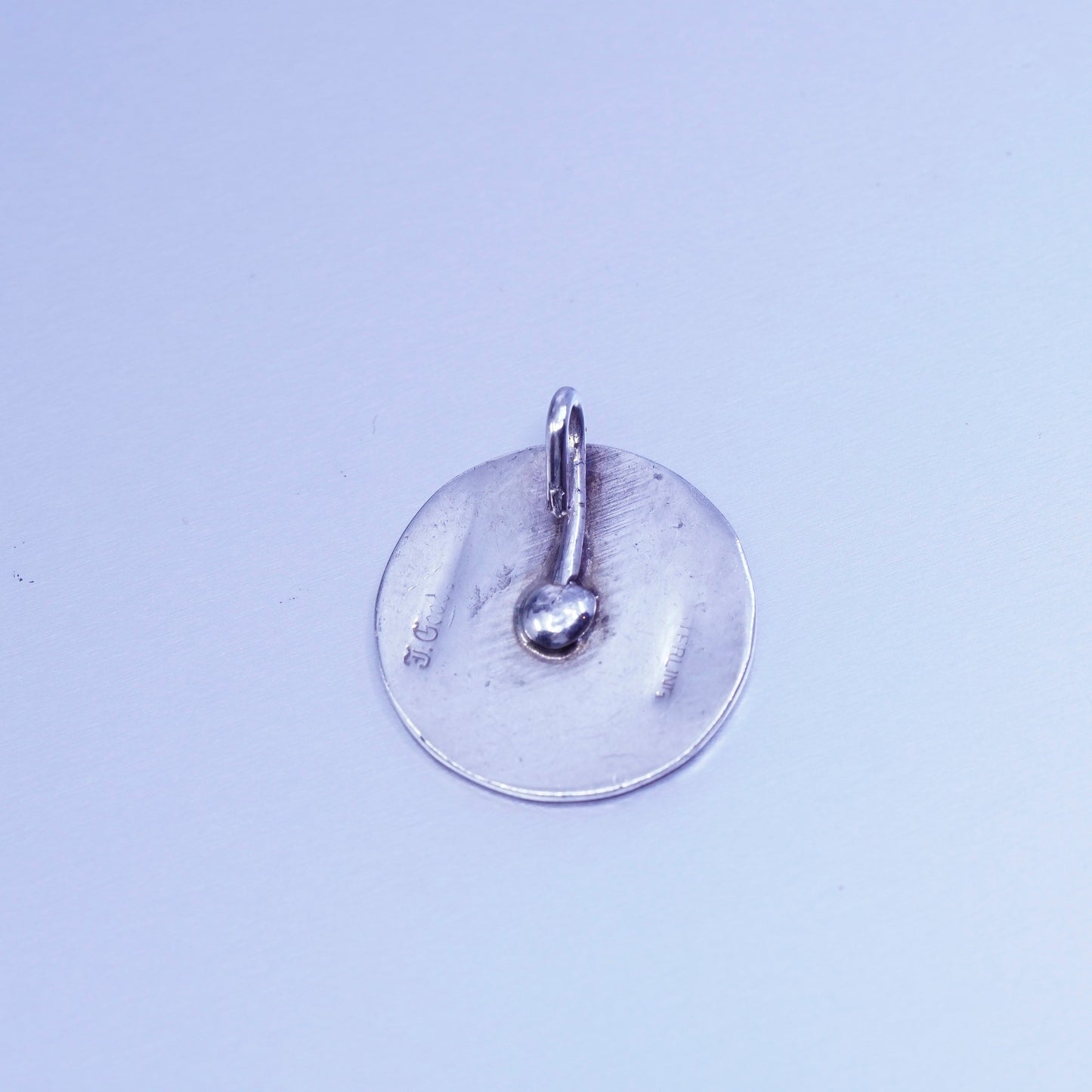 sterling 925 silver confederate states of america deo sterling charm pendant