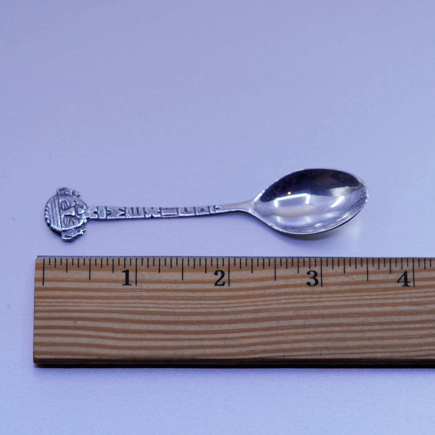 Vintage Mexico Sterling 925 silver handmade spoon