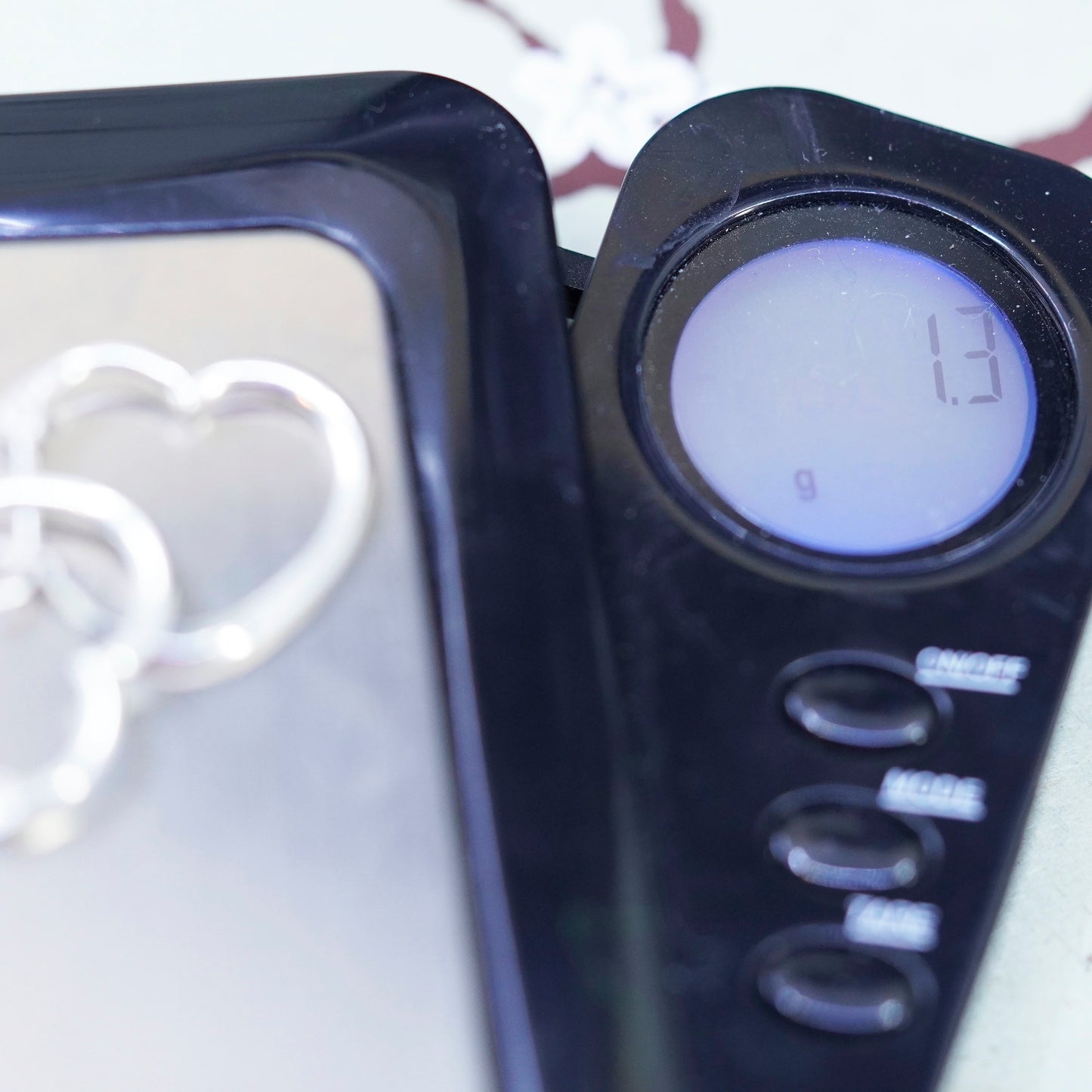 0.75”, vtg sterling 925 silver loop earrings, minimalist primitive heart hoops
