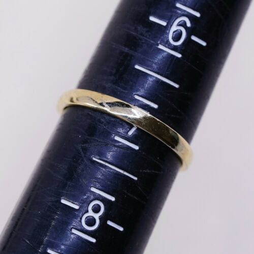 Sz 7, vermeil, gold over Sterling 925 Silver Ring W/ ruby N Diamond, Stamped 925