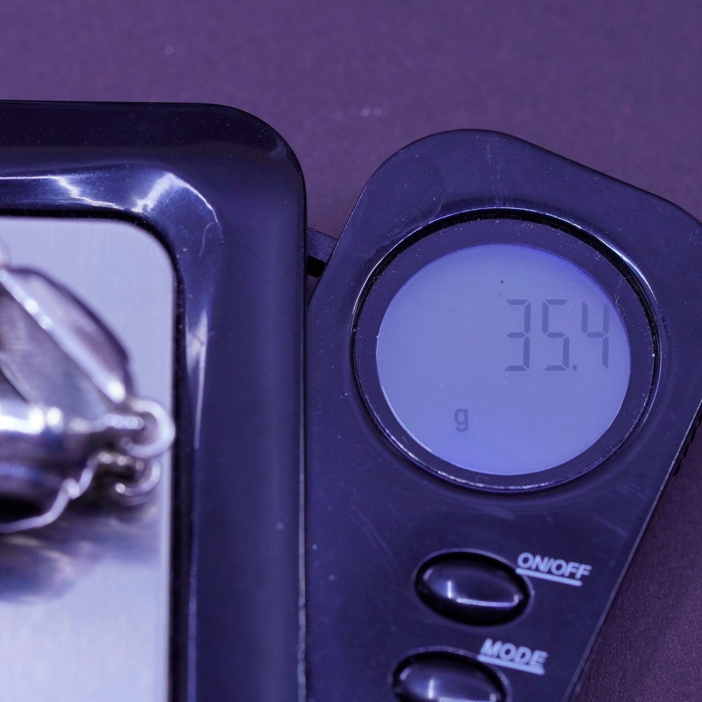 7”, Sterling silver handmade bracelet, Mexico 925 circle square chain with onyx