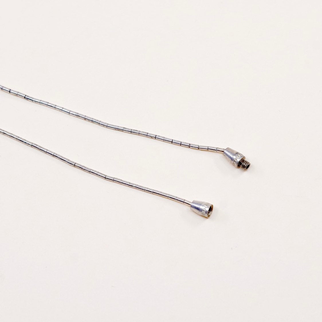 15", heishi Navajo Sterling silver necklace, 925 liquid chain turquoise feather