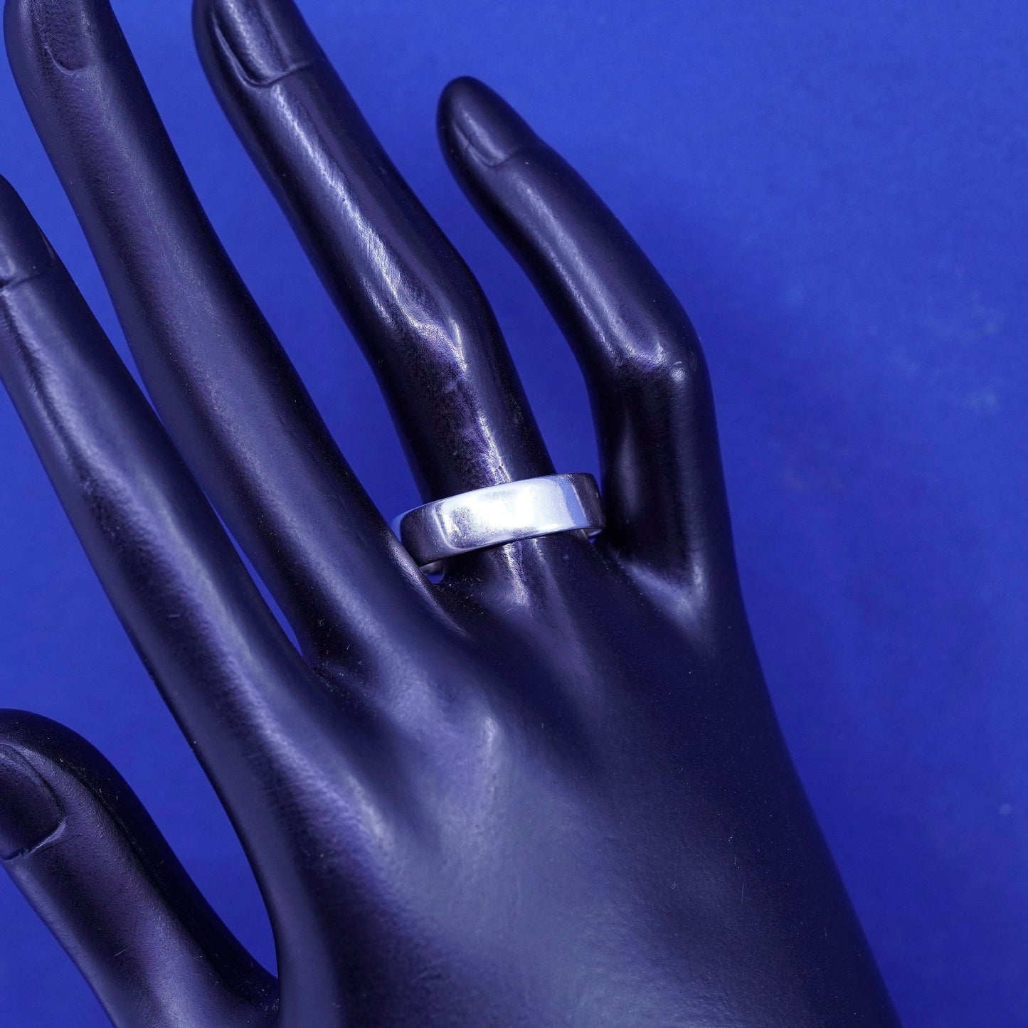 Size 10, CAROLYN POLLACK RELIOS Sterling 925 silver handmade stackable ring