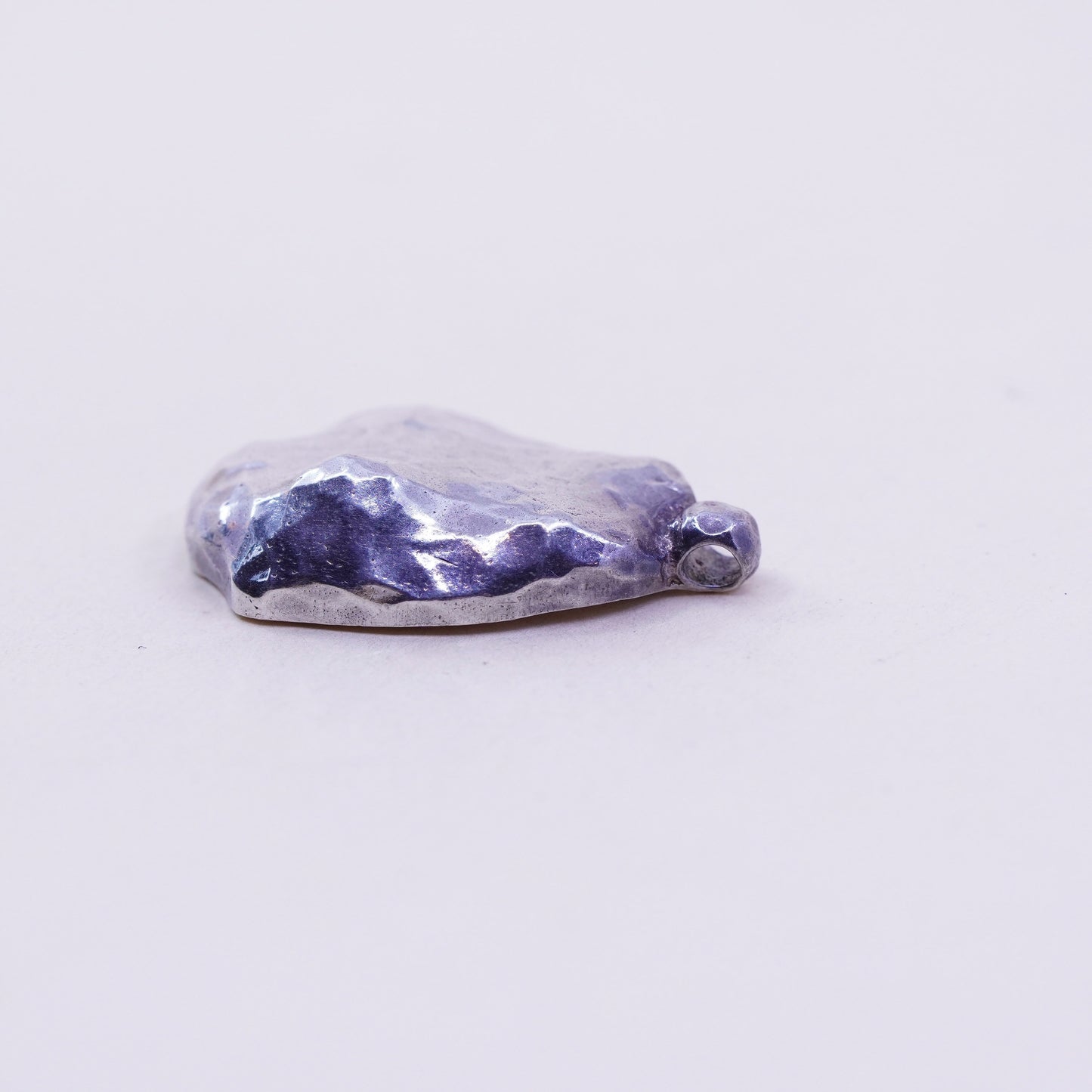 Retired Silpada handmade Sterling 925 Silver Hammered nugget Pendant