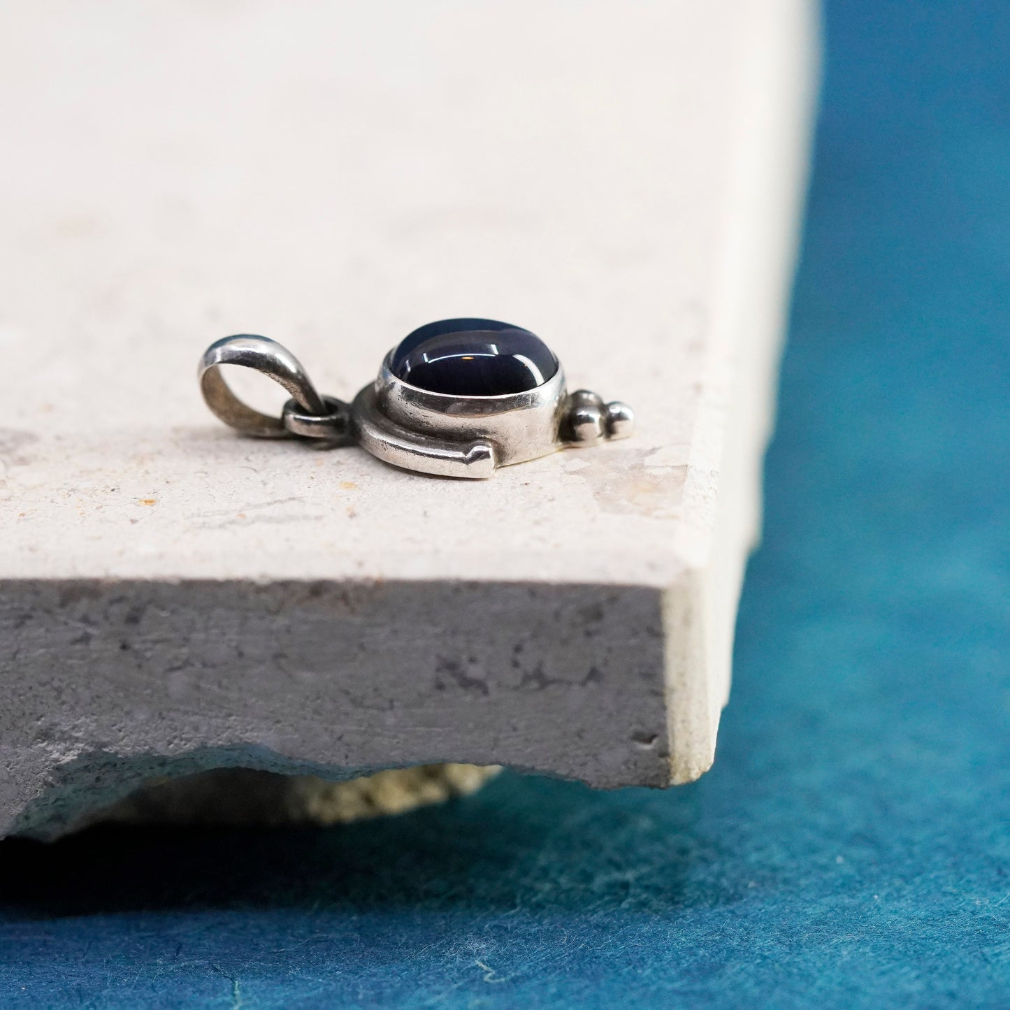 Vintage Sterling silver Handmade charm, 925 pendant