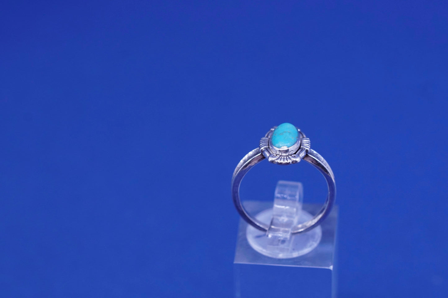 Size 8.25, bell trading post Sterling 925 silver handmade ring, Native American