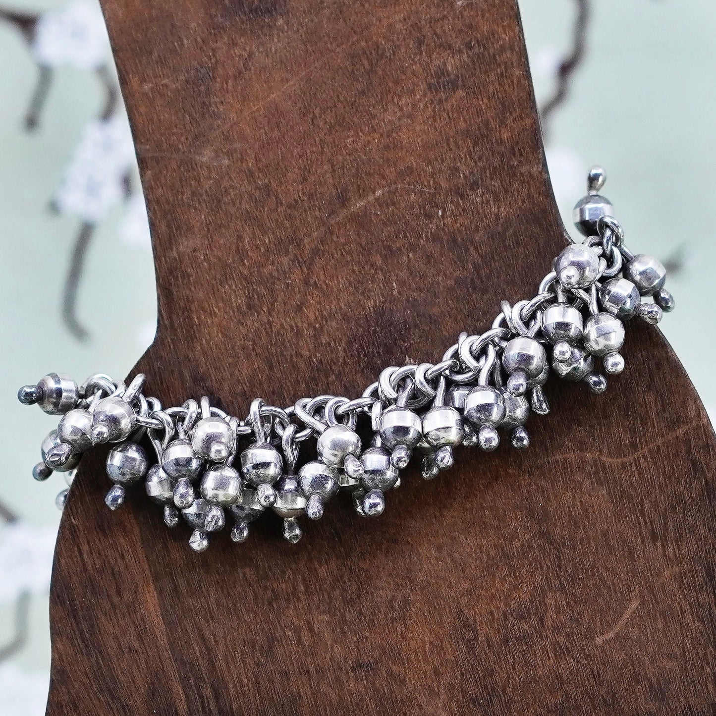 6.75”, vintage Silpada B0919 handmade Sterling 925 silver Cha Cha Bracelet