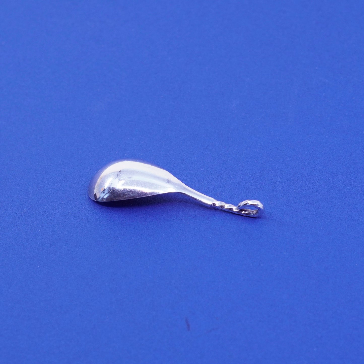 Vintage sterling silver handmade pendant, 925 spoon