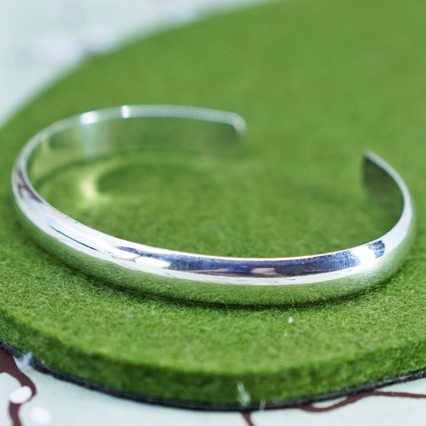 7”, southwestern Sterling silver bracelet, modern minimalist handmade 925 cuff